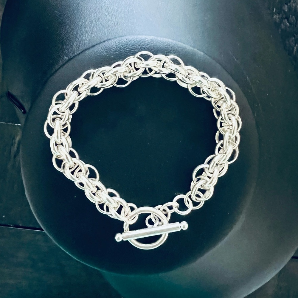 Phillip Gavriel Sterling Silver Triple Link Bracelet